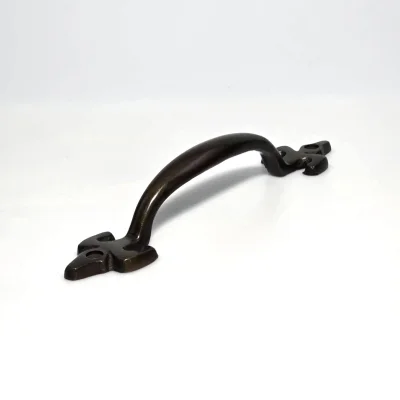 มือจับประตูทองเหลืองแท้ สีรมดำ C053A