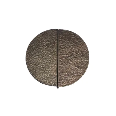 มือจับประตูทองเหลืองแท้ งานทุบลาย ACMR18