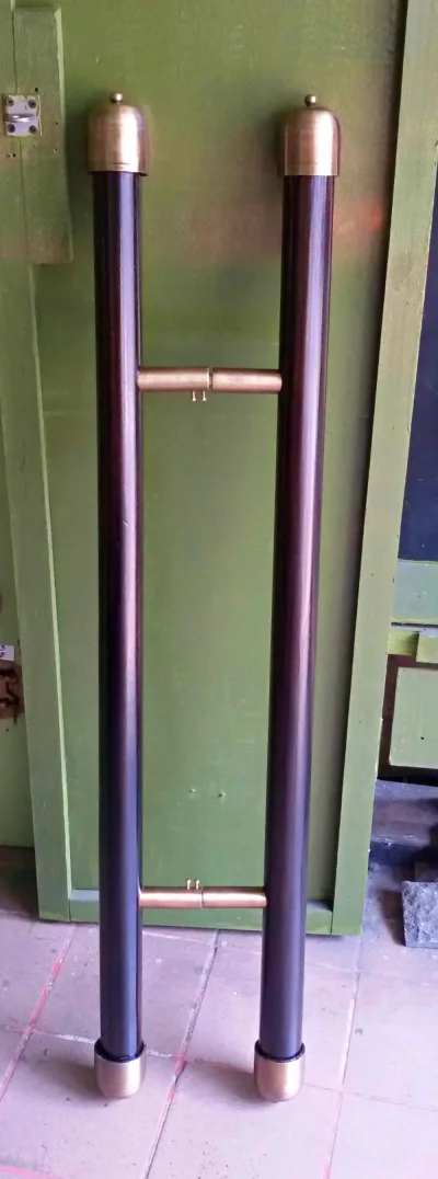 มือจับประตูทองเหลือง