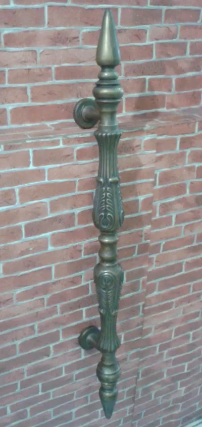 มือจับประตูทองเหลือง