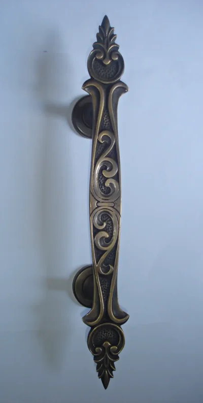 มือจับประตูทองเหลือง