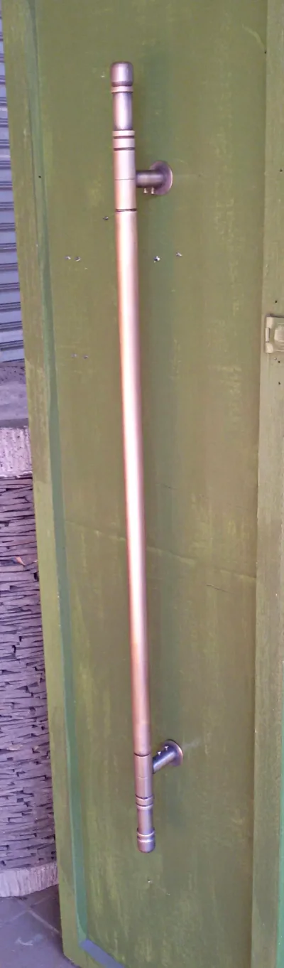 มือจับประตูทองเหลือง