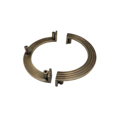 มือจับประตูทองเหลืองแท้ สีทองด้าน งานเซาะร่อง ACMR-46G