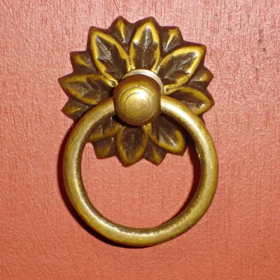 มือจับตู้ทองเหลืองแบบมีห่วง