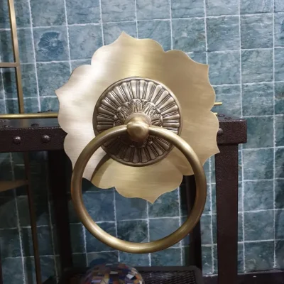 มือจับทองเหลืองแบบมีห่วง