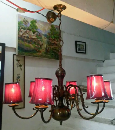 โคมไฟห้อยเพดาน ทองเหลือง