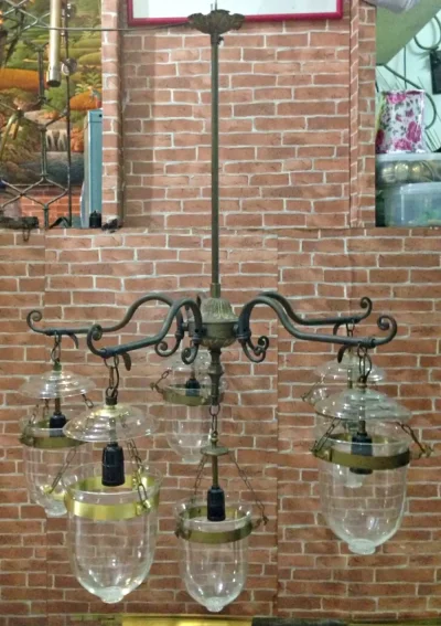 โคมไฟห้อยเพดาน ทองเหลือง