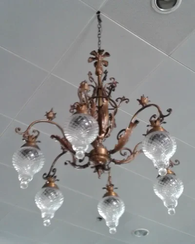 โคมไฟห้อยเพดาน ทองเหลือง