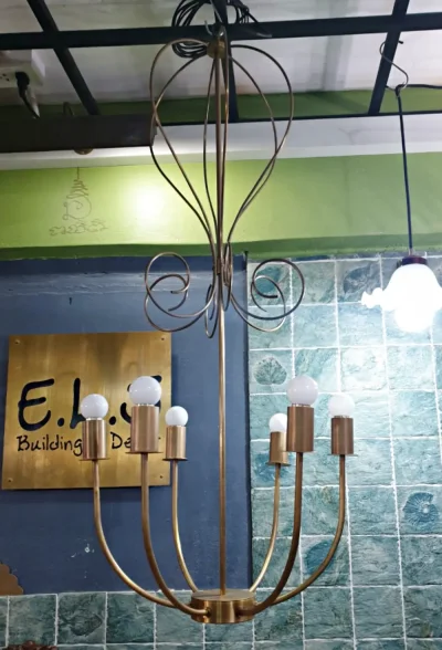 โคมไฟห้อยเพดาน ทองเหลือง