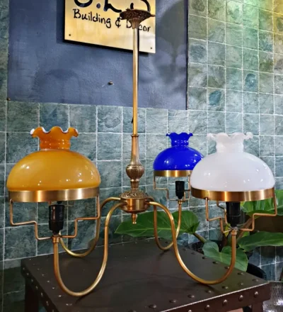 โคมไฟห้อยเพดาน ทองเหลือง