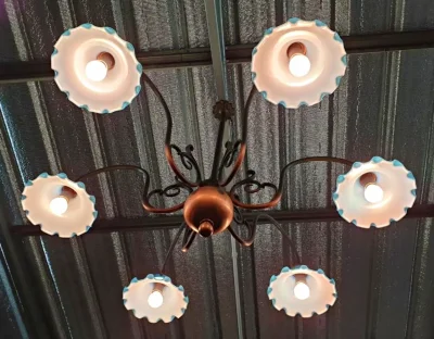 โคมไฟห้อยเพดาน ทองเหลือง