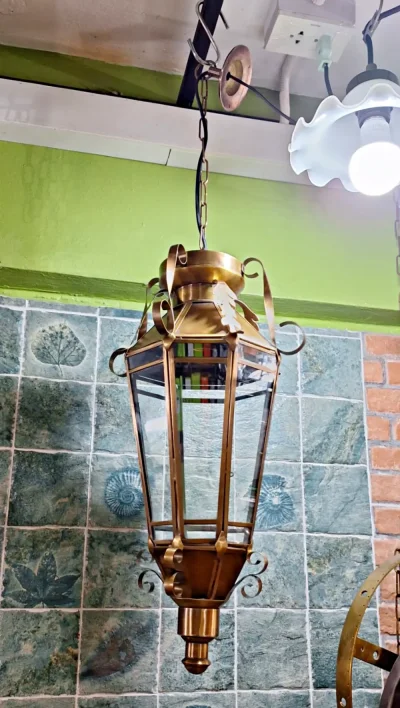 โคมไฟห้อยเพดาน ทองเหลือง