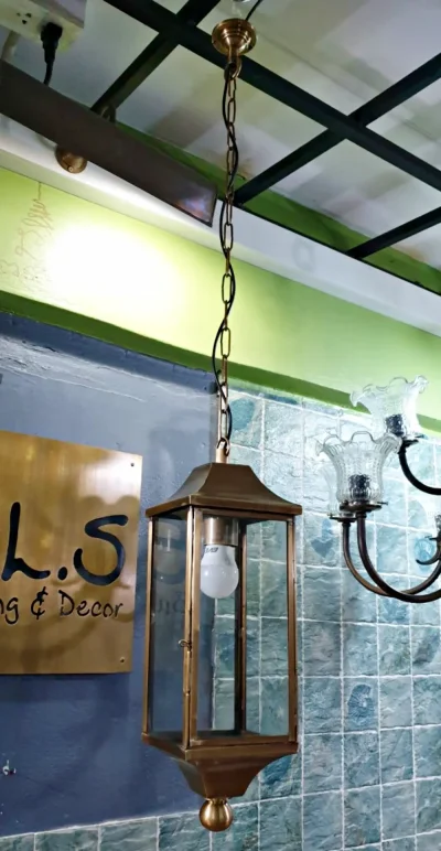 โคมไฟห้อยเพดาน ทองเหลือง