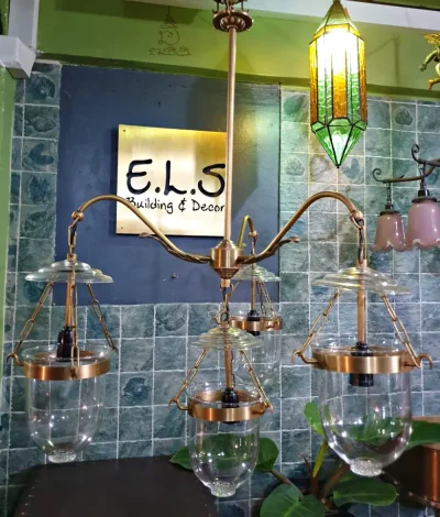 โคมไฟห้อยเพดาน ทองเหลือง