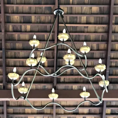 โคมไฟห้อยเพดาน ทองเหลือง