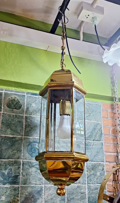 โคมไฟห้อยเพดาน ทองเหลือง