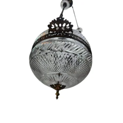 โคมไฟห้อยเพดานแก้วเจียร HL-456I