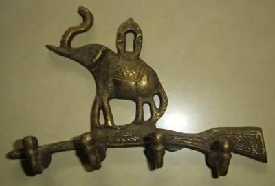 ขอแขวนผ้าทองเหลือง