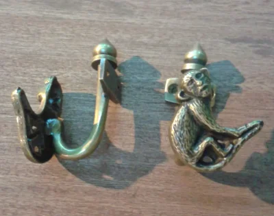 ขอแขวนผ้าทองเหลือง