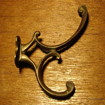 ขอแขวนผ้าทองเหลือง