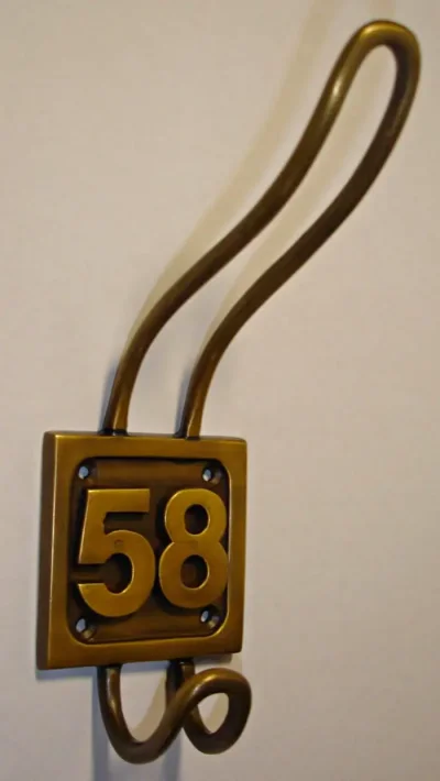 ขอแขวนผ้าทองเหลือง