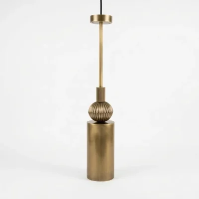 โคมไฟห้อยเพดานทองเหลืองแท้ ELS-Lamp45M