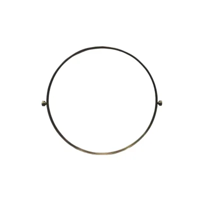 กรอบกระจกกลมทองเหลืองแท้ BAC46M