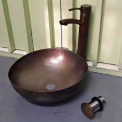 อ่างล้างหน้าทองเหลือง