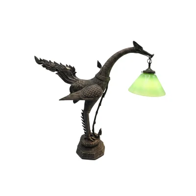 Brass swan Lamp