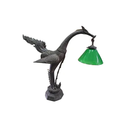 Brass swan Lamp