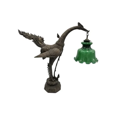 Brass swan Lamp