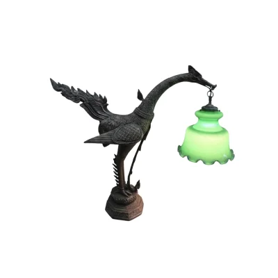 Brass swan Lamp