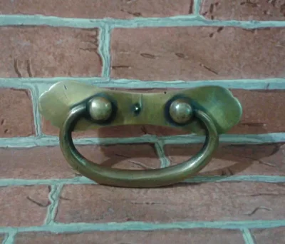 มือดึงทองเหลืองแบบมีห่วง