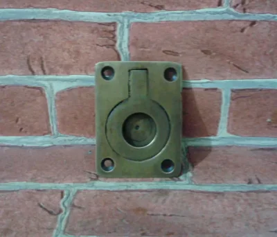 มือดึงทองเหลืองแบบมีห่วง