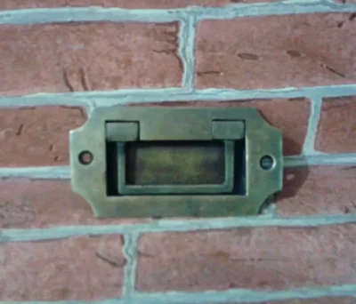 มือดึงทองเหลืองแบบมีห่วง