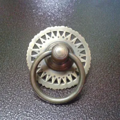 มือดึงบานตู้ทองเหลืองแบบมีห่วง