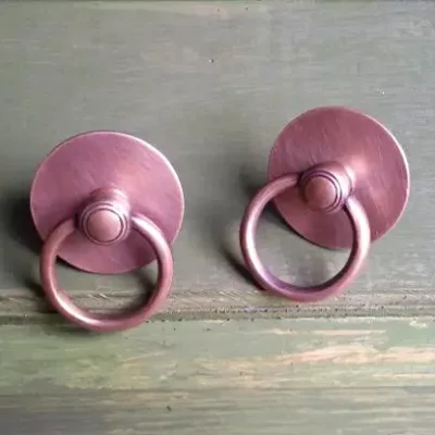 มือดึงทองเหลืองแบบมีห่วง