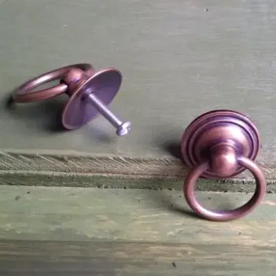 มือดึงทองเหลืองแบบมีห่วง