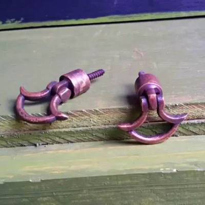 มือดึงทองเหลืองแบบมีห่วง