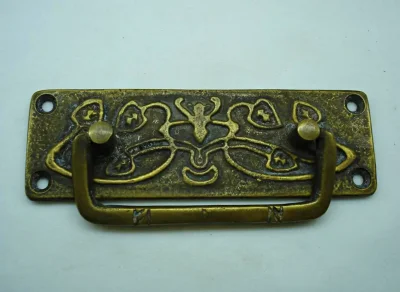 มือดึงบานตู้ทองเหลืองแบบมีห่วง