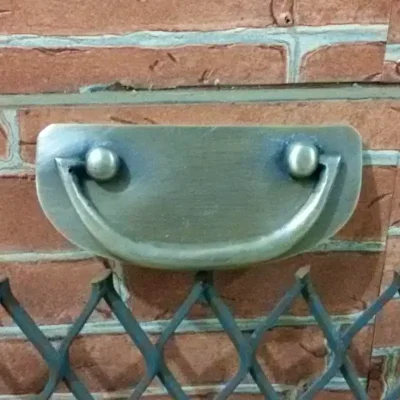 มือดึงบานตู้ทองเหลืองแบบมีห่วง