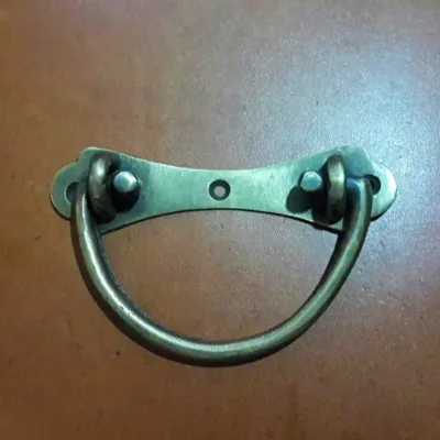 มือดึงบานตู้ทองเหลืองแบบมีห่วง