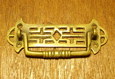 มือดึงบานตู้ทองเหลืองแบบมีห่วง