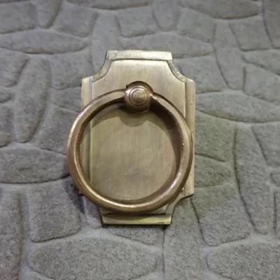 มือดึงบานตู้ทองเหลืองแบบมีห่วง