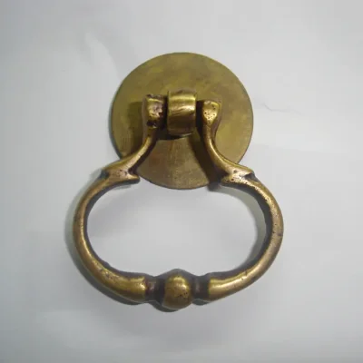 มือดึงบานตู้ทองเหลืองแบบมีห่วง