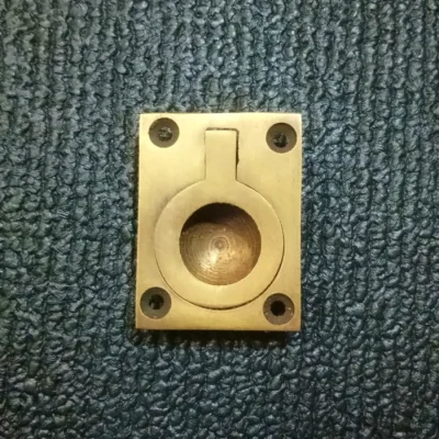 มือดึงบานตู้ทองเหลืองแบบมีห่วง