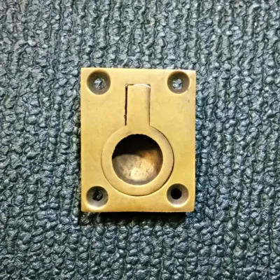 มือดึงบานตู้ทองเหลืองแบบมีห่วง