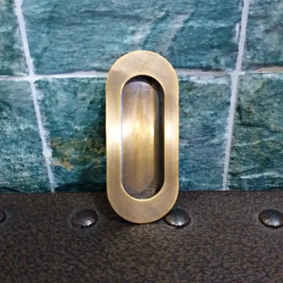 มือจับทองเหลืองแบบฝัง