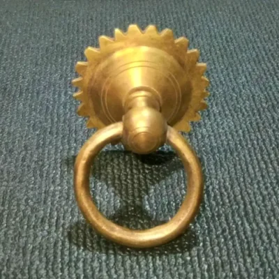 มือดึงบานตู้ทองเหลืองแบบมีห่วง