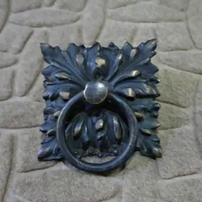 มือดึงบานตู้ทองเหลืองแบบมีห่วง